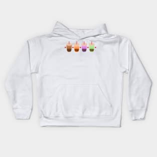 Bubble Tea Love Kids Hoodie